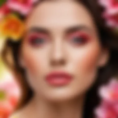 Vibrant spring color palette showcasing natural beauty