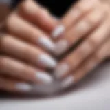 Elegant display of white French nails showcasing sophistication.