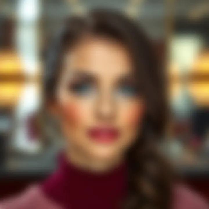 Adapting Blush for Face Shapes Blush application for different face shapes