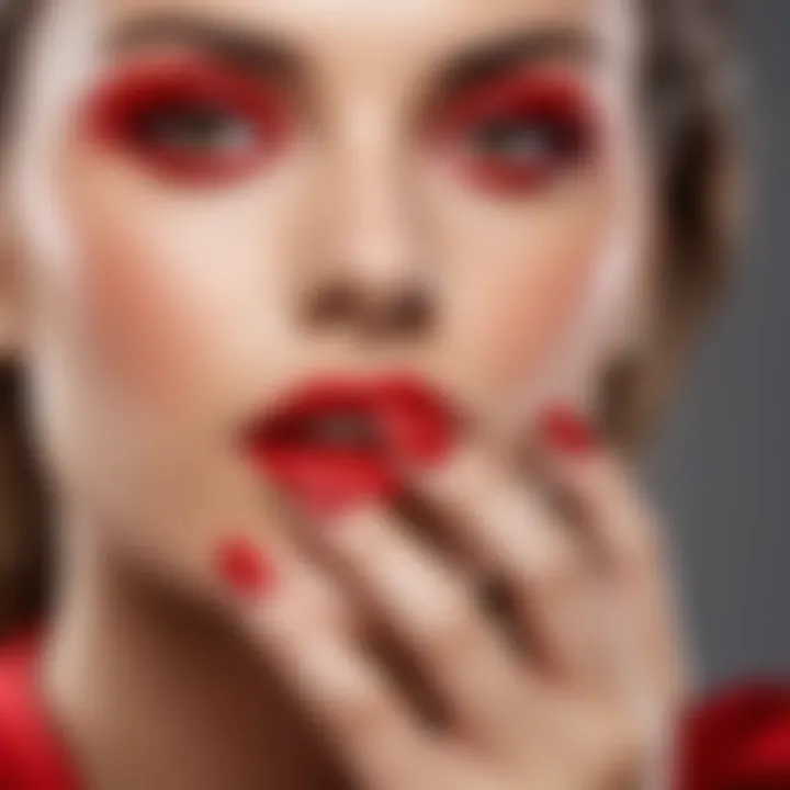 Seasonal nail polish trends that complement red outfits