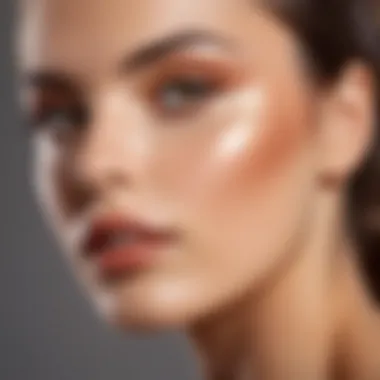 Light reflecting on skin to show warm undertones