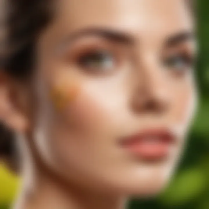 A close-up of vibrant, organic ingredients used in skincare