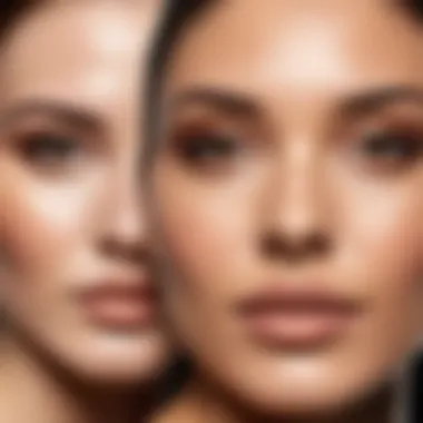 Close-up of skin types showing foundation compatibility