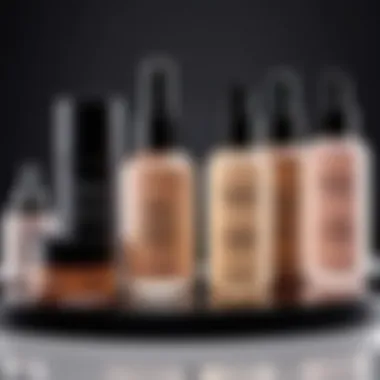 Skin Preparation Essentials Elegant display of skin preparation products for flawless makeup base