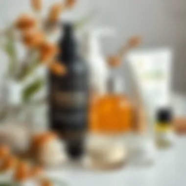 Natural Cosmetic Product Selection Selection of natural cosmetic products