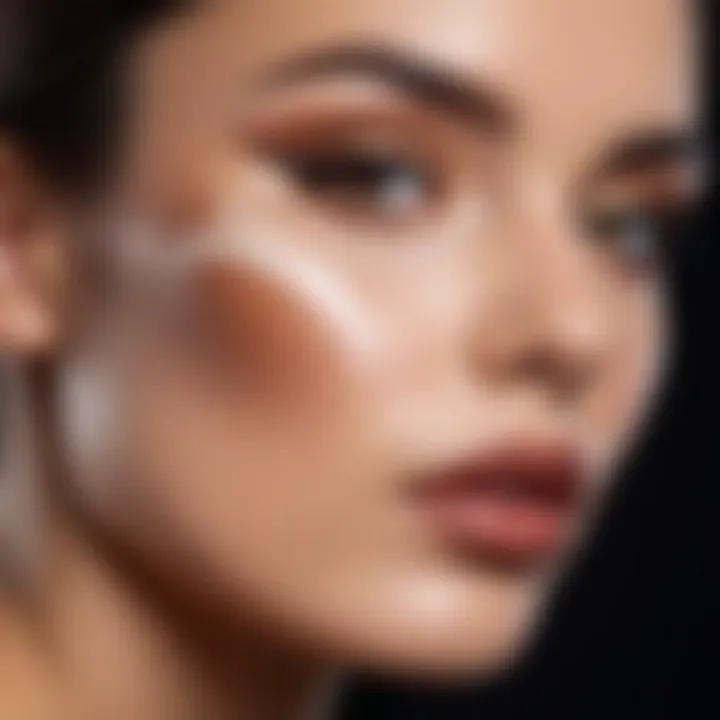 Step-by-step contour application technique demonstration