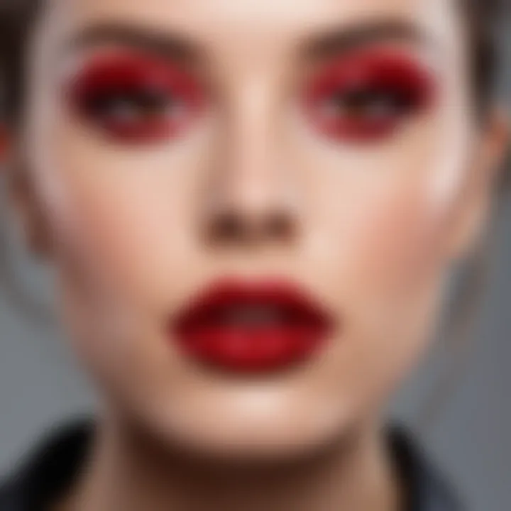 Psychological impact of wearing crimson lipstick