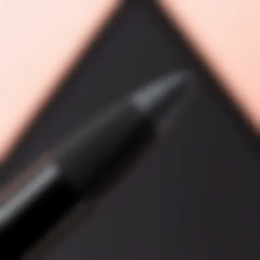 Dipliner Brush Tip Detail Close-up of dipliner brush tip