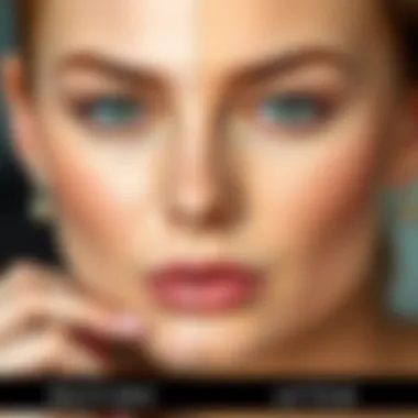 Impact of Proper Contour Application Before and after images highlighting the impact of proper contour application