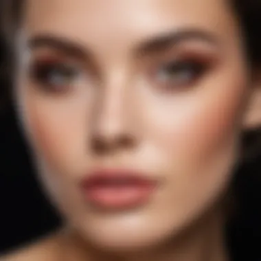 Achieving Flawless Skin with Makeup Techniques Close-up of flawless skin with natural makeup