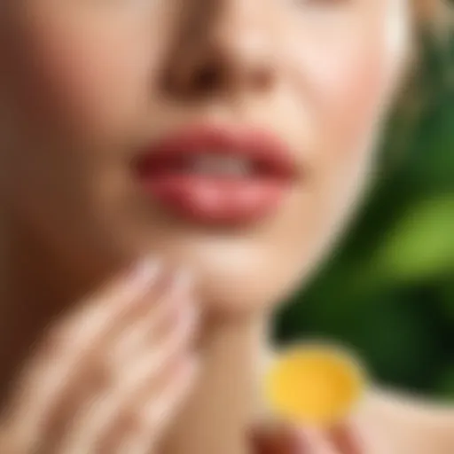 Natural ingredients used in lip balm