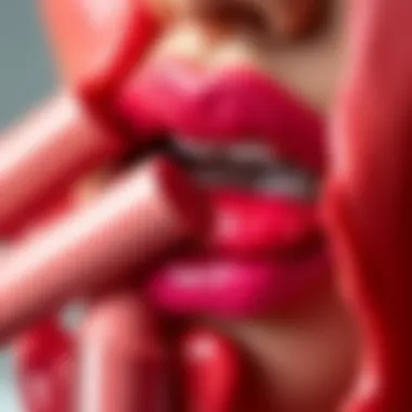 Diverse Shades of Lip Gloss for Every Style A close-up of various lip gloss shades