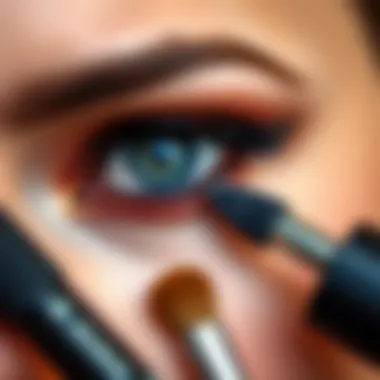 Essential tools for creating smoky eye look