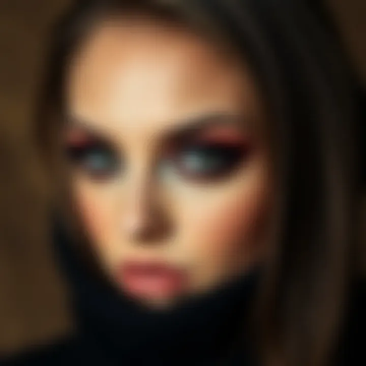 Detailed steps in achieving smokey eye effect