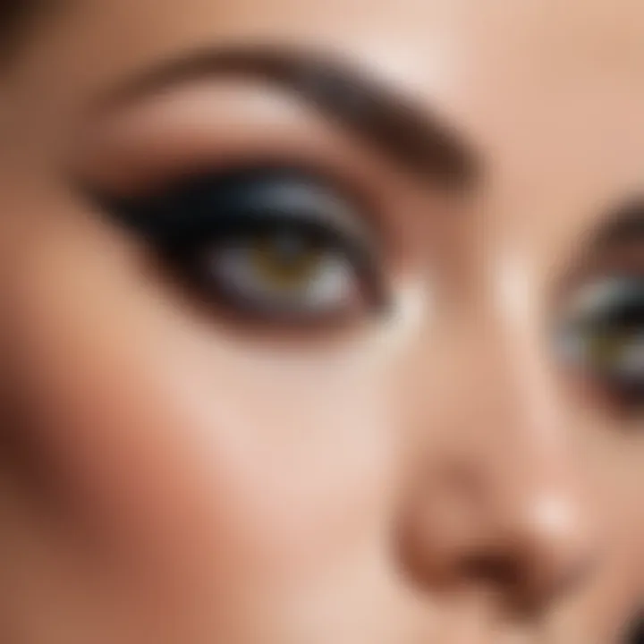 Different styles of smoky eye makeup