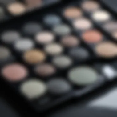 Color Palette for Smoky Gray Makeup Color palette suitable for smoky gray makeup