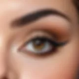 Elegant eyeliner technique for lower eyelids