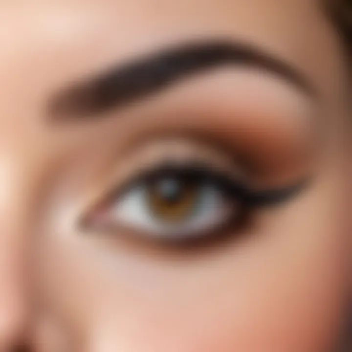 Elegant eyeliner technique for lower eyelids