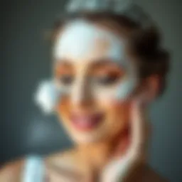 Elegant powder application technique