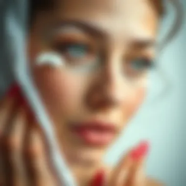 Nourishing moisturizer application