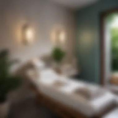 Pampering Space for Hand Treatment A serene setting for a pampering treatment