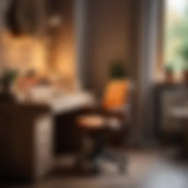 Creating a Cozy Manicure Environment A cozy space with soothing elements for a relaxing manicure experience