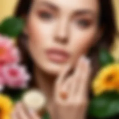 Natural Products for Nourishing Your Nails A collection of natural products for nail care displayed artistically