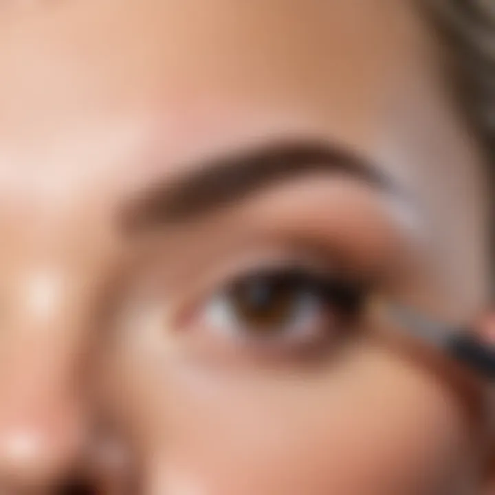 Traditional techniques for eyebrow shaping