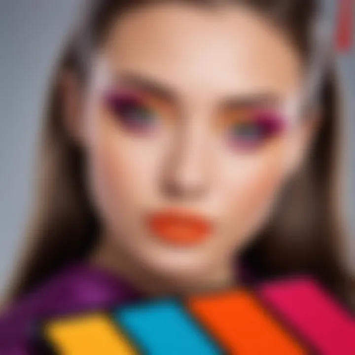 Vibrant color palette for a stunning graduation look