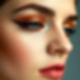 Elegant eyeliner styles showcasing different techniques