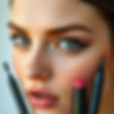 Natural Makeup with Organic Eyeliner Products Natural makeup look featuring organic eyeliner products
