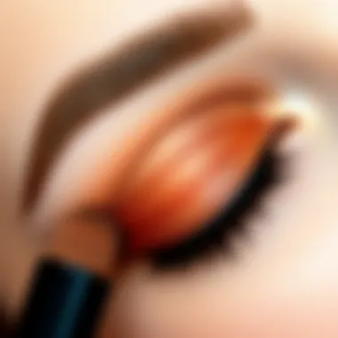 Expertly Blended Eyeshadow Close-up view of expertly blended eyeshadow