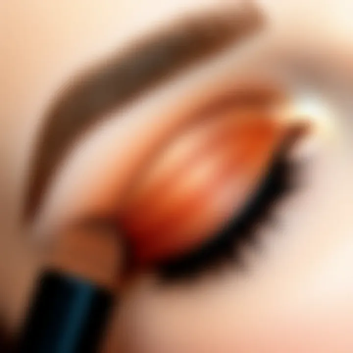 Expertly Blended Eyeshadow Close-up view of expertly blended eyeshadow