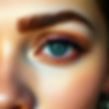 Highlighting Common Makeup Mistakes An immaculate eye makeup look highlighting common mistakes