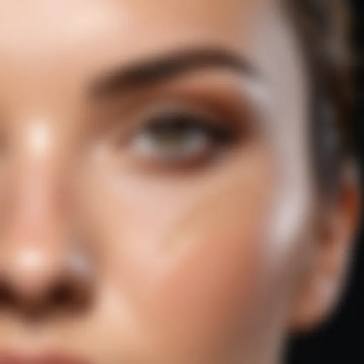 Foundation texture and coverage demonstration