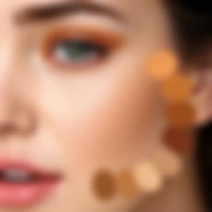 Color wheel illustrating warm undertones in foundation shades