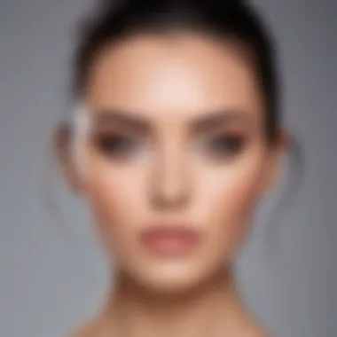 Emphasizing Elegance Through Minimalism Minimalist eye makeup showcasing elegance