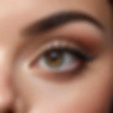 Minimalist Eye Makeup Aesthetic Example of a minimalist makeup look focusing on the eyes