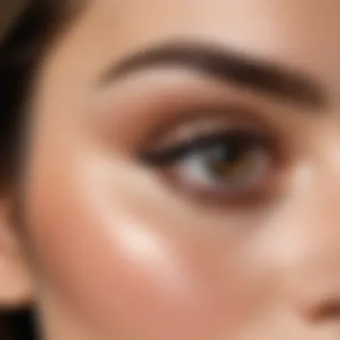 Application Techniques for a Natural Look Soft eye makeup application on eyelids