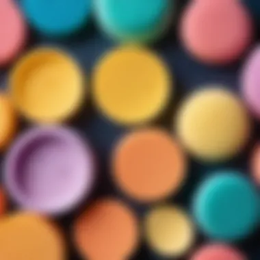 Essential materials for crafting a makeup sponge Materials laid out for DIY makeup sponge crafting