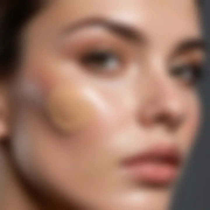 Demonstration of skin prep techniques for enhanced foundation wear