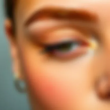 Illustration showing the impact of green vein visibility on skin tone