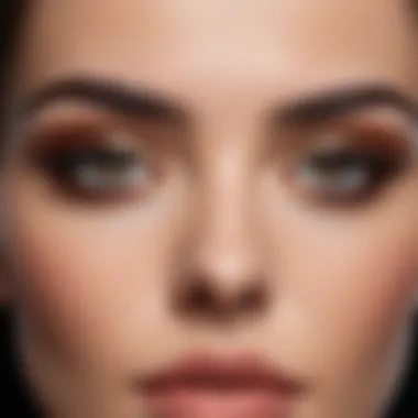 Stylish brows reflecting current beauty trends