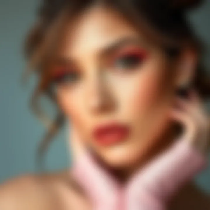 Beauty Looks Featuring Rose Dust Shades Makeup palette showcasing rose dust tones for beauty applications