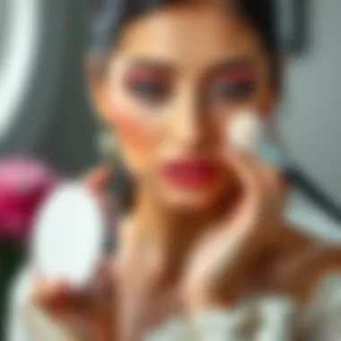Techniques for Applying Makeup Powder Elegant makeup powder application technique