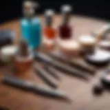 Elegant array of nail care tools