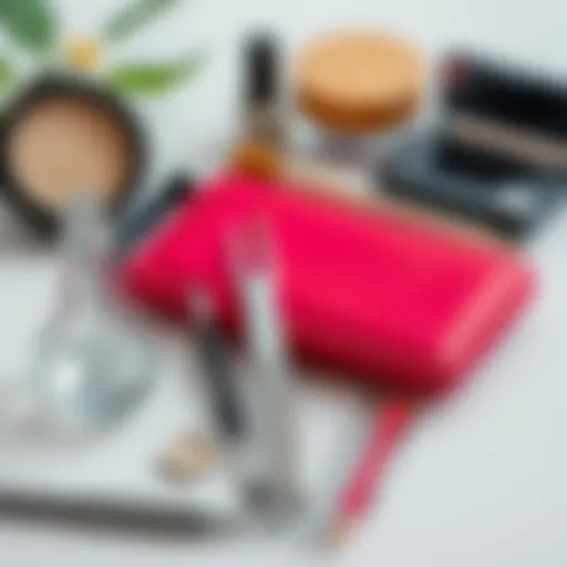 Essential manicure tools displayed elegantly