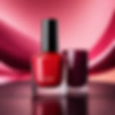 Chemical Composition of Nail Polish An illustrative diagram of chemical composition of nail polish.