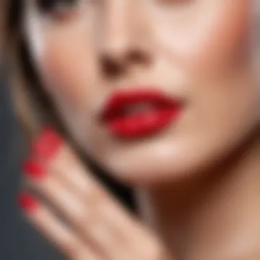 Impact of Nail Polish on Nail Health A close-up of healthy nails showcasing nail polish effects.