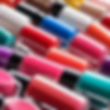 Vibrant Color Swatches for 2023 Trendy nail polish color swatches showcasing vibrant hues